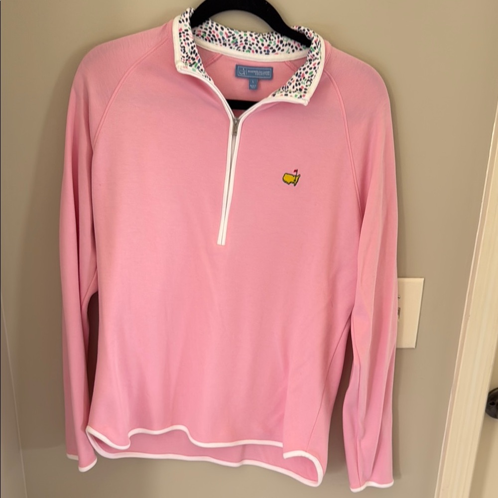 Masters Women’s Pink 1/4 Zip Pullover Blouse